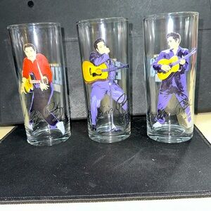 Elvis Glass Tumblers Set/3